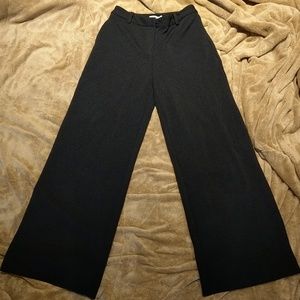 Black wide leg trouser